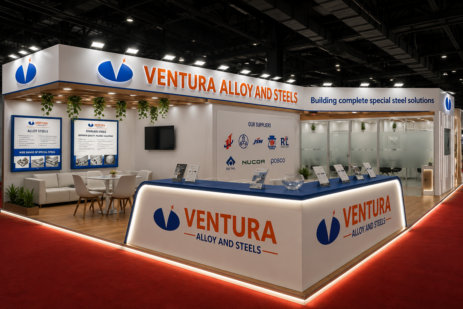 creative exhibition booth design_ for Factory Automation Expo
